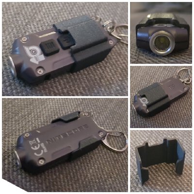 Nitecore TIP Slimline physical lockout | 3d print model