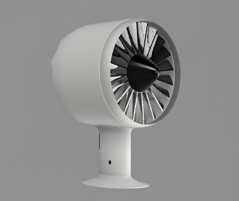 Turbofan Desk Fan | 3d print model