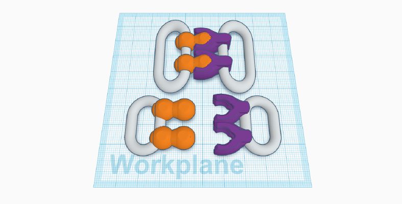 Two Ball Snap Buckle | 3d print model