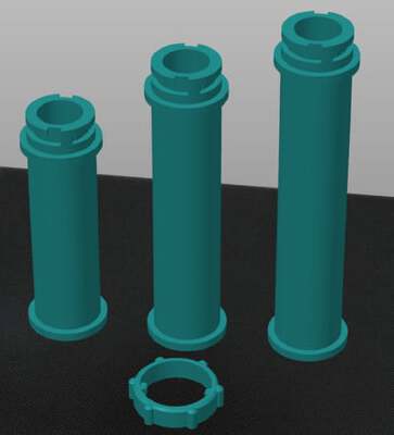 Longer  Original Ender 3_5 Spool Holder + Nut | 3d print model