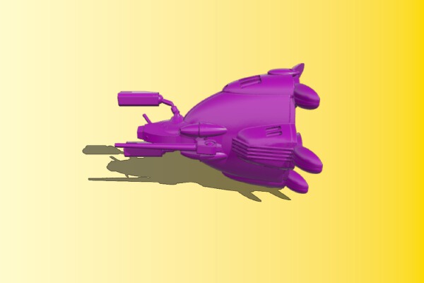 Robotech Zentraedi Office Pod Armored Vehicle | 3d print model