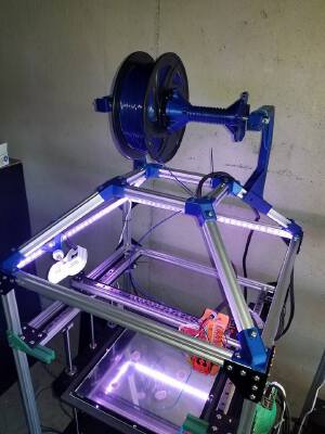FT-5 CANOPY FRAME AND SPOOL MOUNT | 3d print model