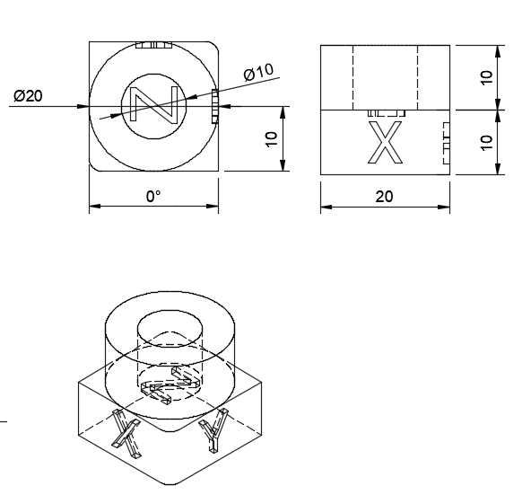 20x20 40x40 Test Cube