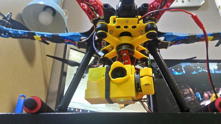 Gimbal 3 axis for eken h9 and s500 s550 storm32 mount | 3d print model