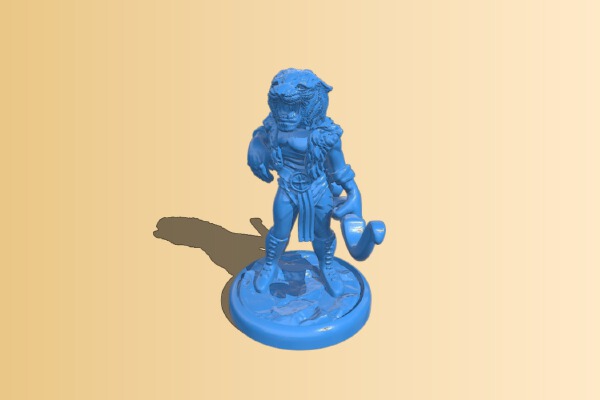 Tabaxi Archer (tiger form) | 3d print model