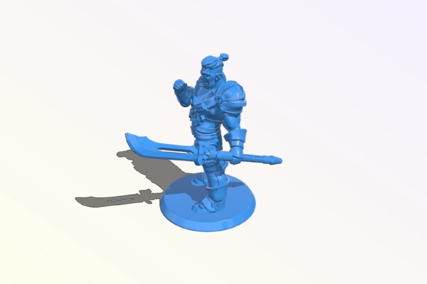 Orc paladine Man | 3d print model