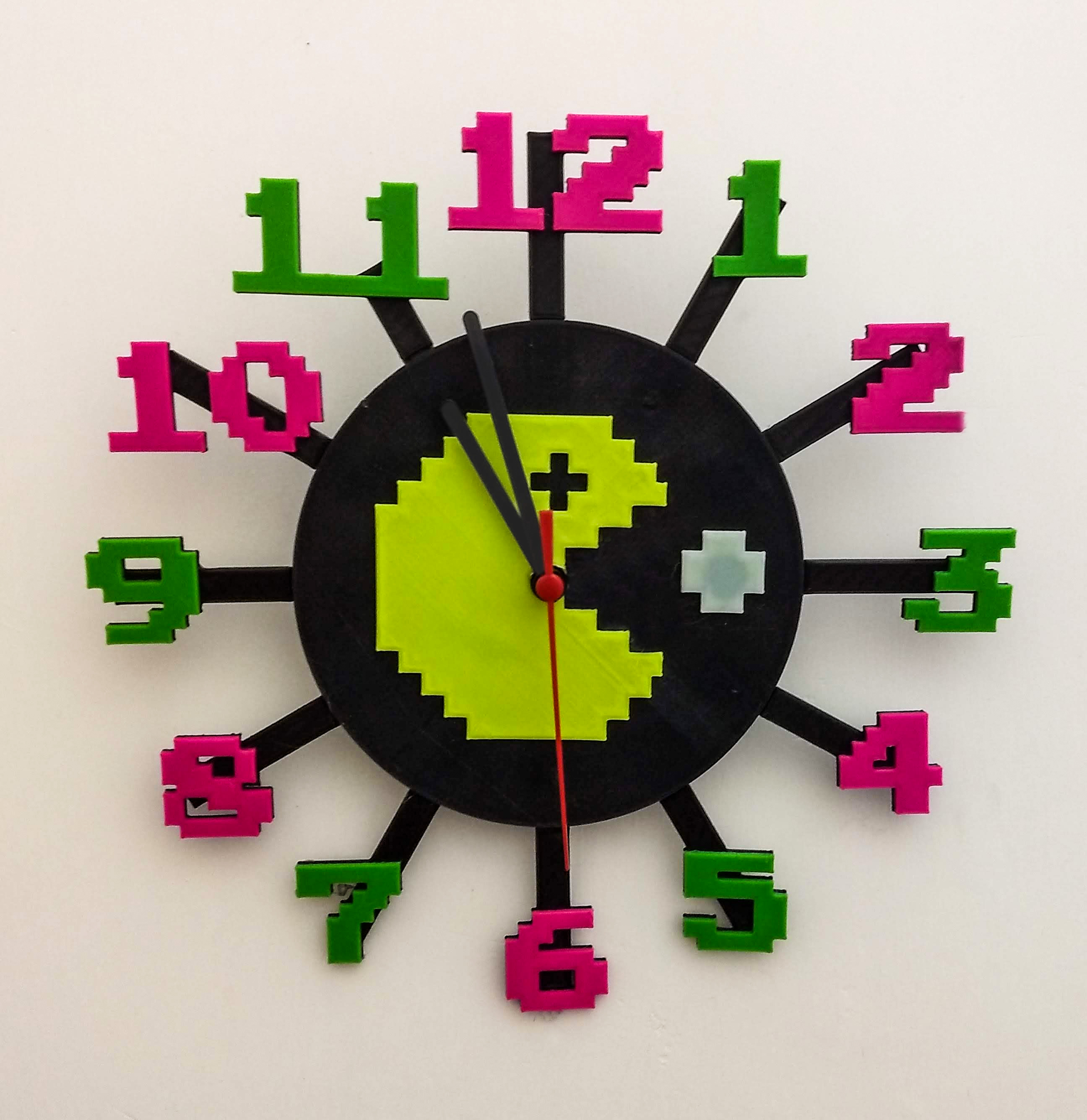 Pac-Man Clock NEW VERSION