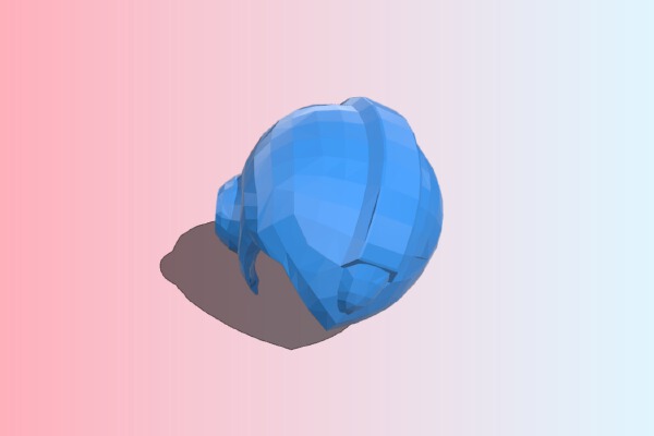 Megaman X helmet | 3d print model