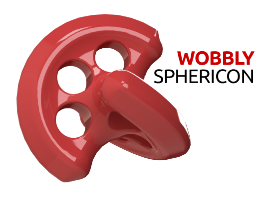 Wobbly Spericon | 3d print model