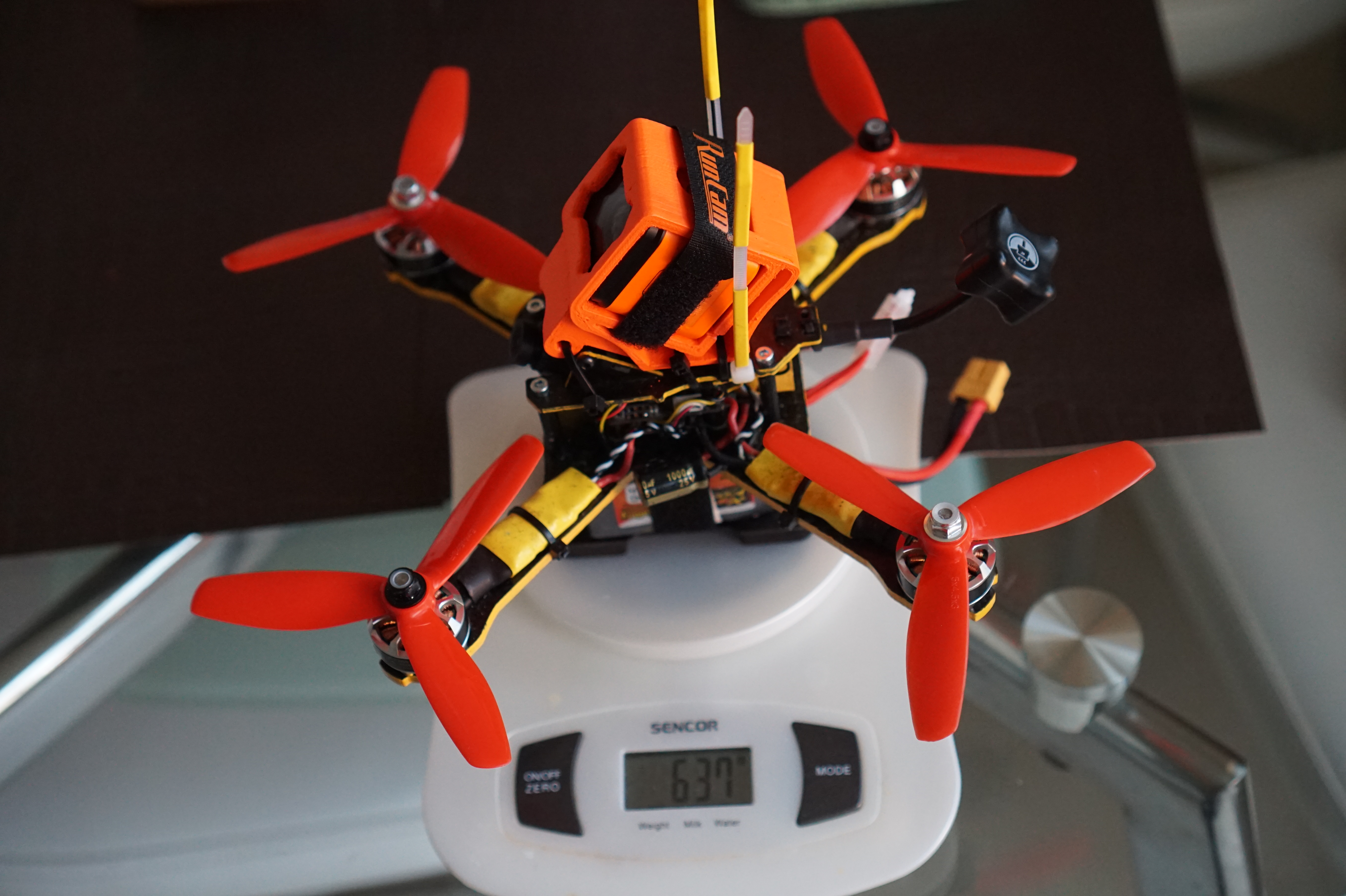 X210 Runcam 3 30° mount for ABS or PLA filament