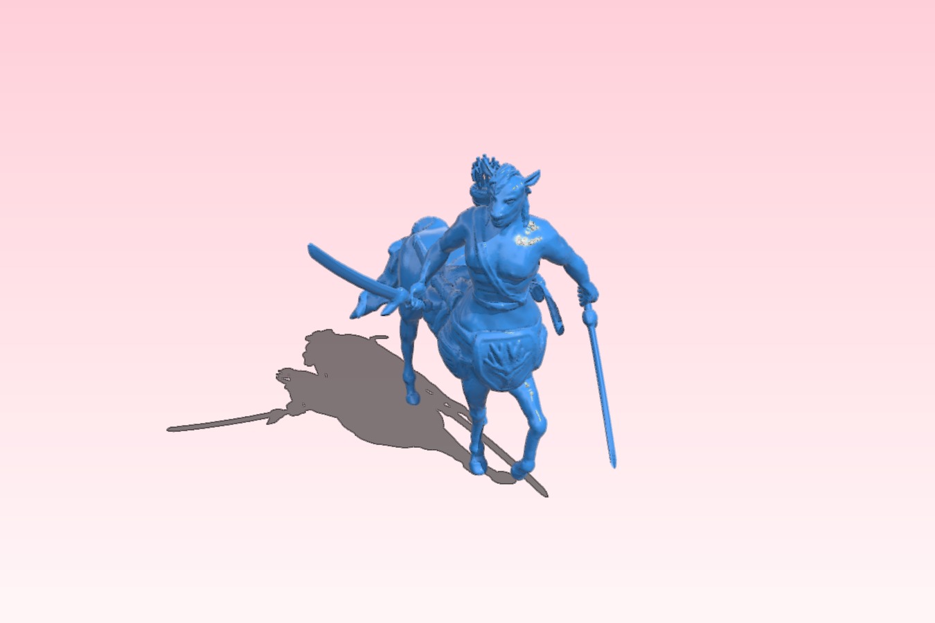 Centaur with swords