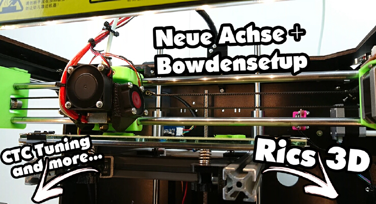 Komplette X Achse für CTC etc. Bowdensetup | 3d print model