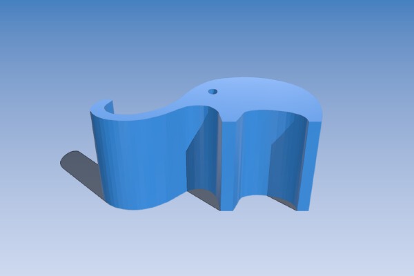 Elephant Phone Stand | 3d print model