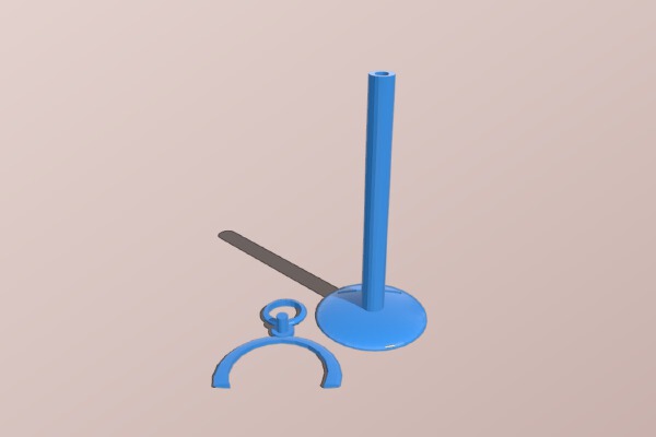 Support Rasoir DE-Blaireau-lame _ Razor-badger-edge Stand | 3d print model