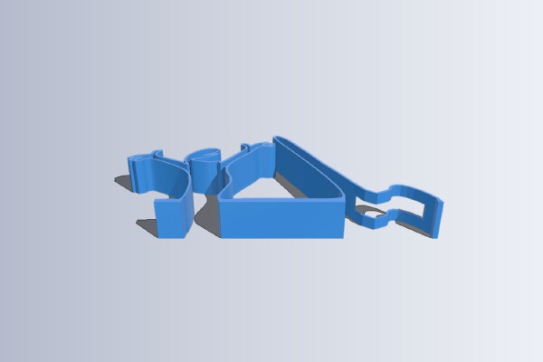 La Linea smartphone stand | 3d print model