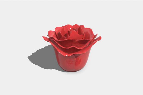 Rose and stem | 3d print model