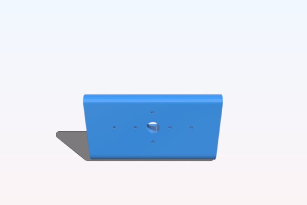 Grove Ultrasonic Ranger Servo Mount | 3d print model