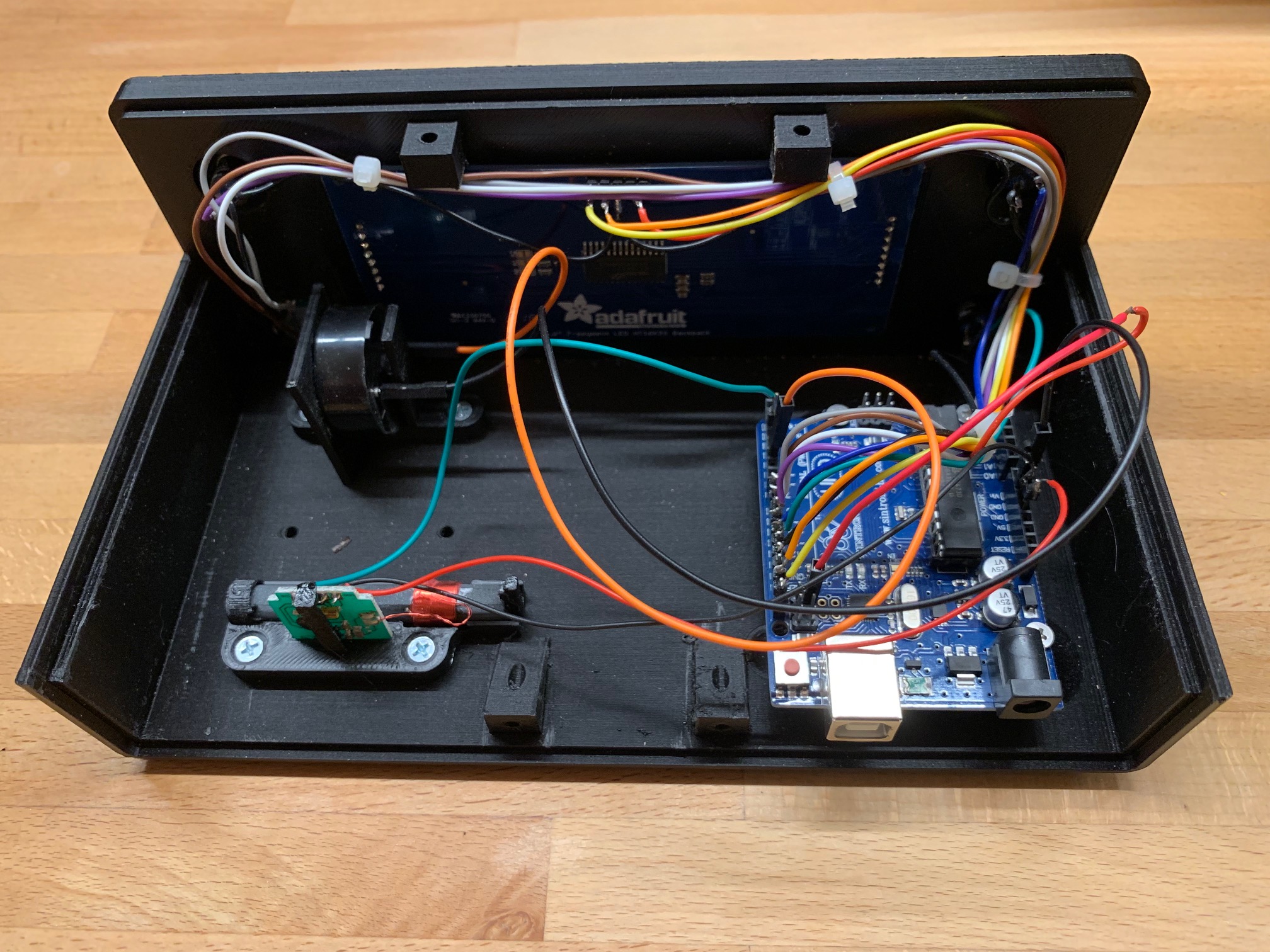 Alarm Clock for Arduino Uno and Adafruit 7 Segment 1.2'' Backpack