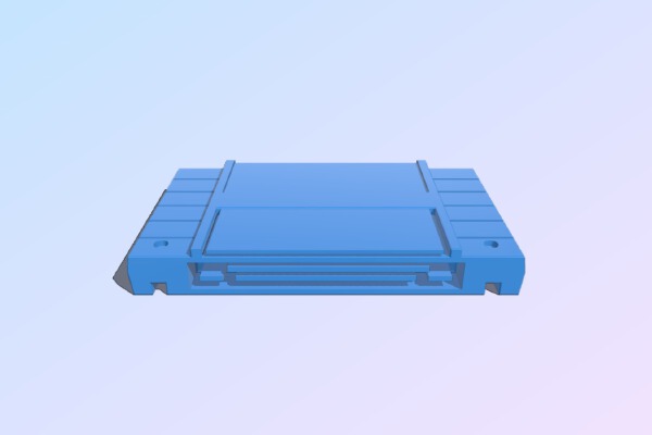 SNES Cart for the MiniSNES Replica Retro Pi System | 3d print model