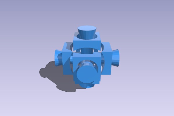 Rubik's Companion Cube (Less Glue) | 3d print model