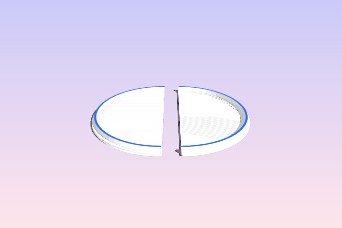 Masque de Bahtinov pour SkyWatcher 2001000