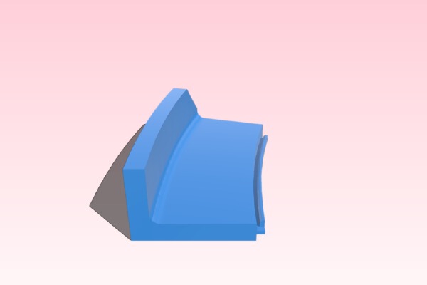 Scalextric road barrier left high | 3d print model