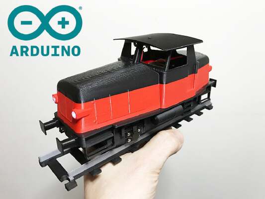 Z70 Locomotive for OS-Railway - fully 3D-printable railway system! Arduino-controlled! | 3d print model