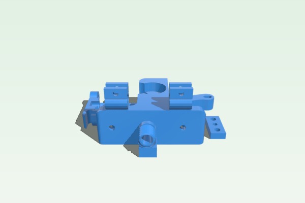 Bowden Extruder M8 Clamp | 3d print model