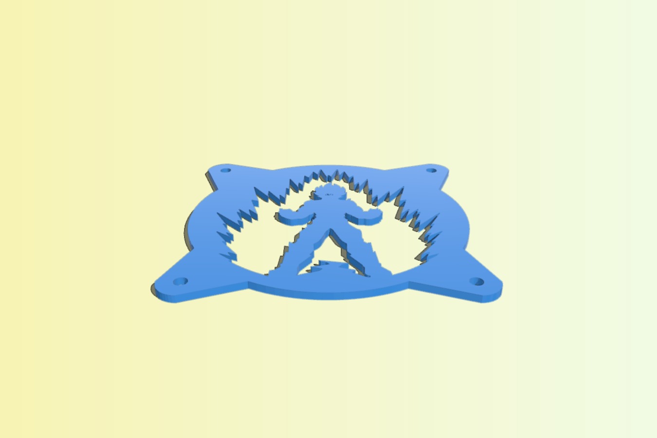 vegeta pc fan cover plate