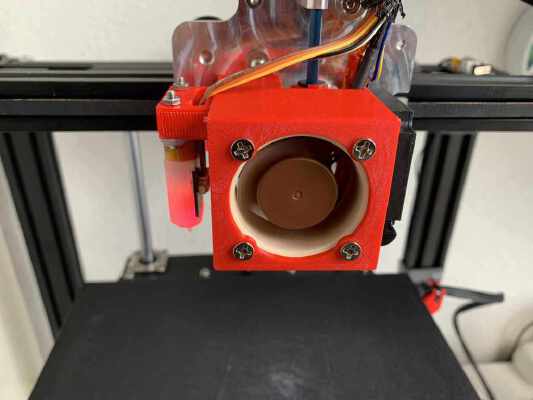 Ender 3_5 Pro Fan Shroud for 40x40x20 fan with BLTouch mount | 3d print model