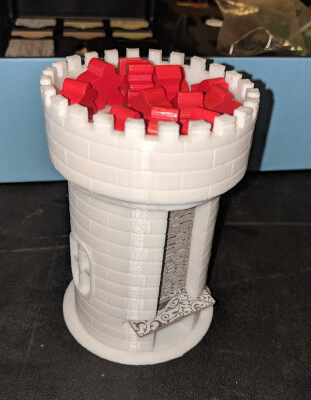 Carcassonne Tile Tower | 3d print model