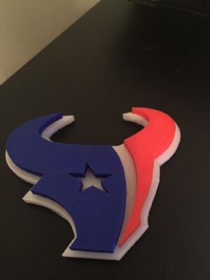 Houston Texans Logo | 3d print model
