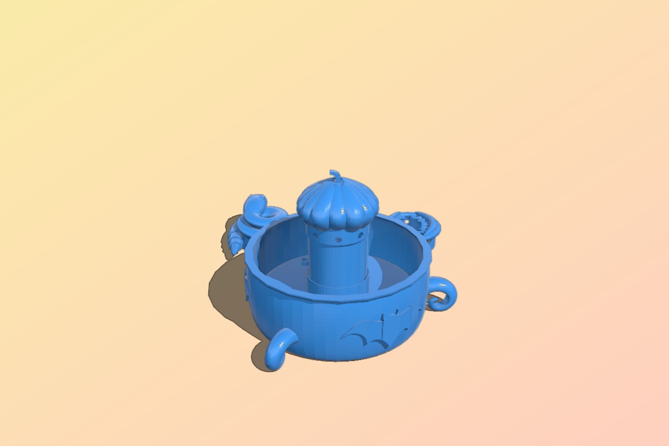 Misty Halloween Cauldron
