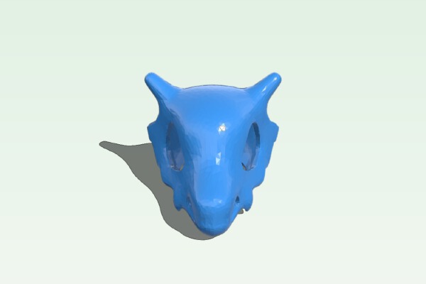 Cubone Keychain (Modified) | 3d print model