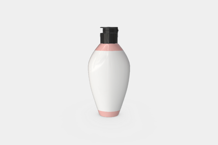 Pink Shampoo Bottle Mockup