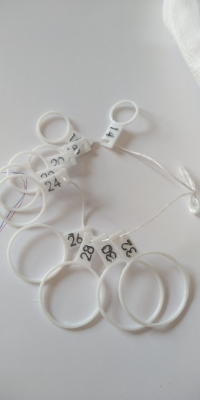 Finger Gauge Baguier metric diameter from 14mm to 32mm | 3d print model