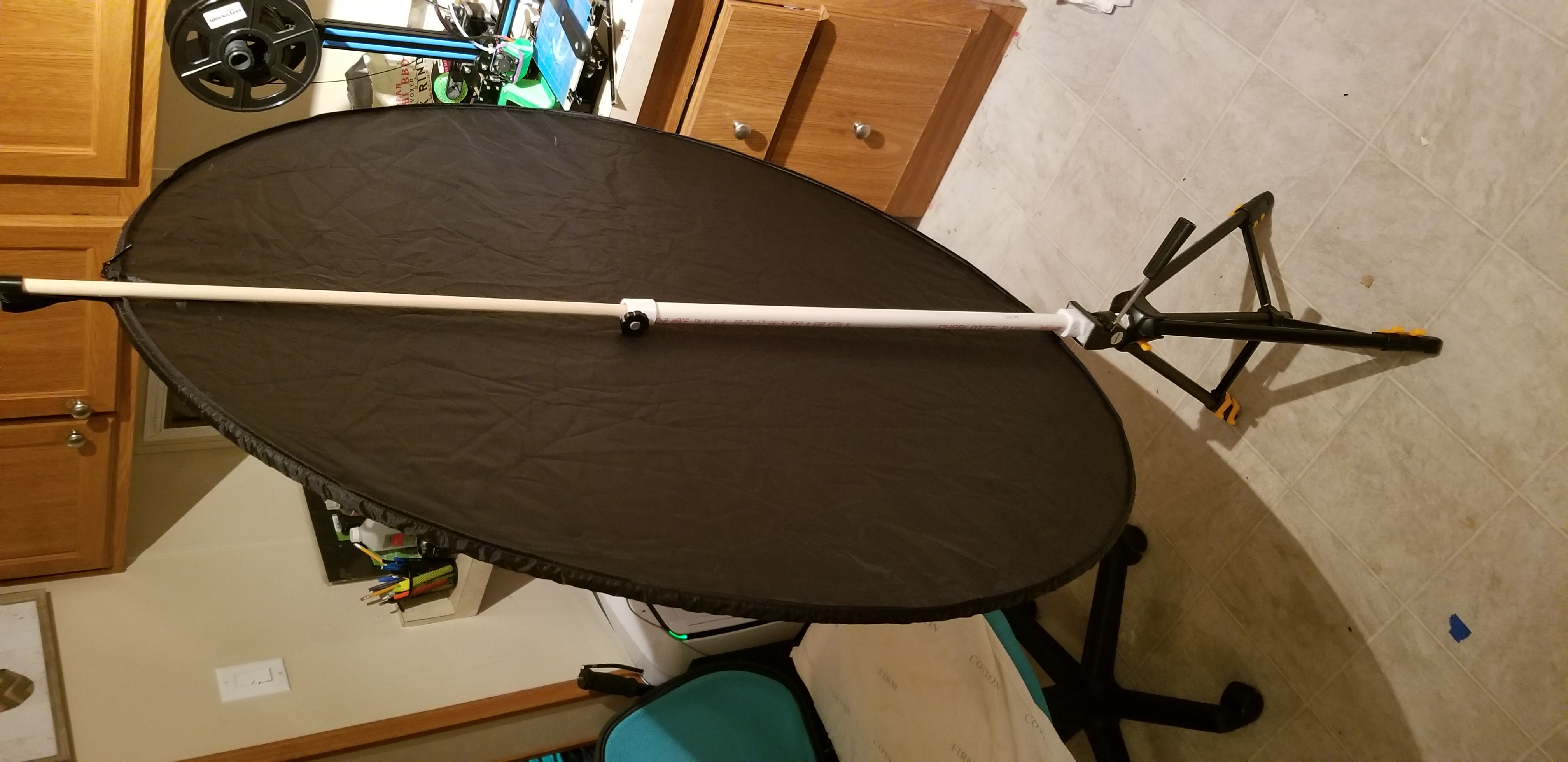 Telescoping Photography Reflector Tripod Adapter
