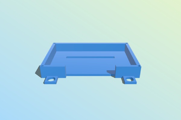 Sim Racing OSW Juvtmall xpt2046 display case | 3d print model