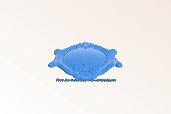 Cartouche central pattern | 3d print model