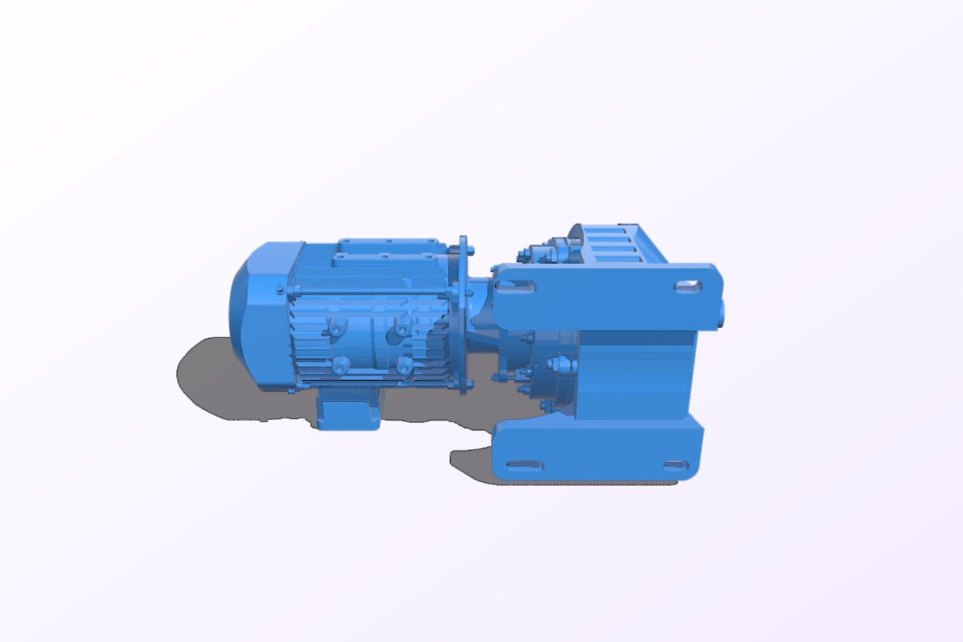 Gear Motor GV22110 - Foot mount