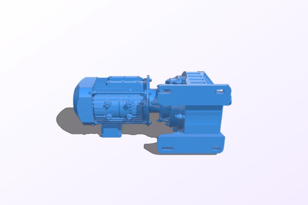Gear Motor GV22110 - Foot mount | 3d print model