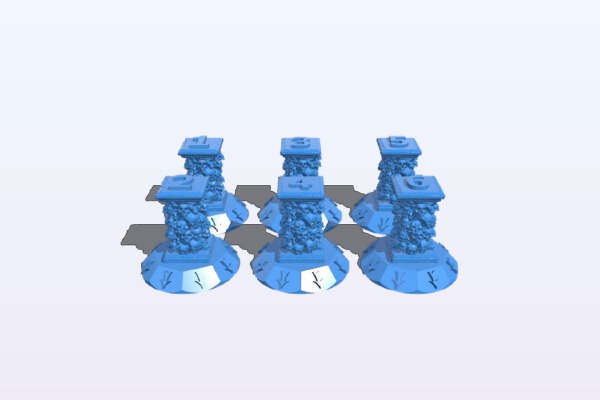 Chaos Objective Markers | 3d print model