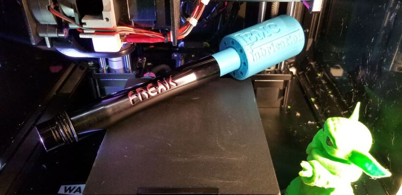 Freak threaded muffler tip | 3d print model