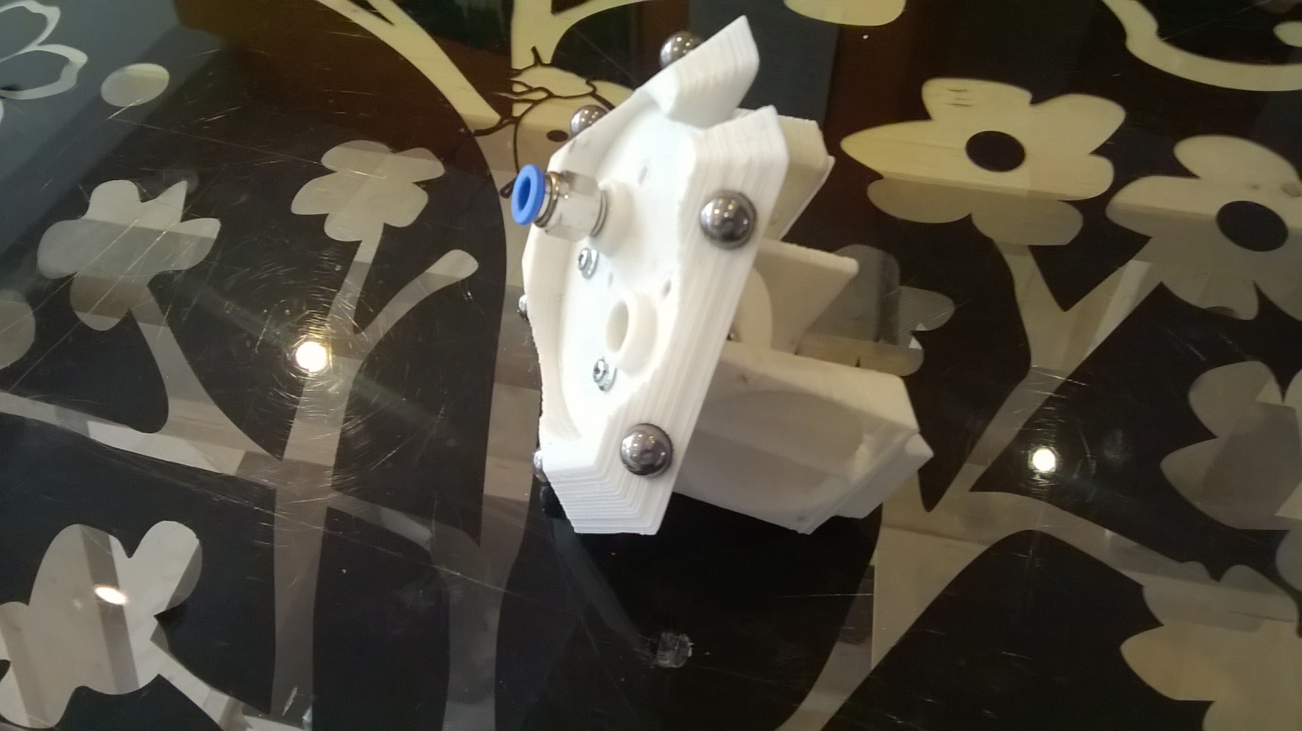 double Hotend Effector for Delta style printers