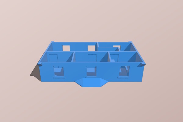 Dacre Station 1st floor | 3d print model
