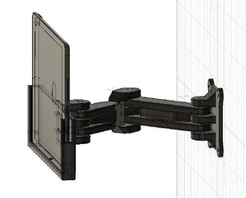 iPad Wall Mount 10.2 inch 2019 Model Customizable | 3d print model