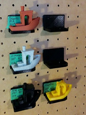 3DBenchy pegboard display | 3d print model