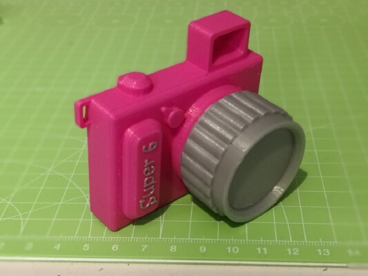 Toy Camera, with turning lenses | 3d print model