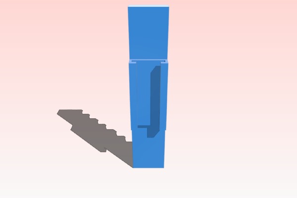 Nerf rail Dart Holder | 3d print model