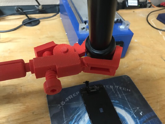 Articulated Arm Heat Gun Holder | 3d print model